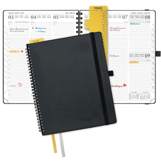 POPRUN 2026-2027 Academic Planner Black