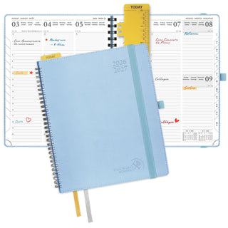 POPRUN 2026-2027 Academic Planner Blue