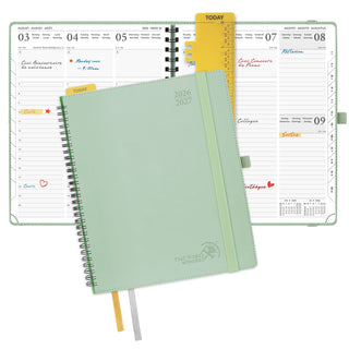 POPRUN 2026-2027 Academic Planner Celadon Green