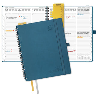 POPRUN 2026-2027 Academic Planner Night Sky Blue