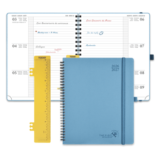 POPRUN 2026-2027 Academic Planner Aquamarine