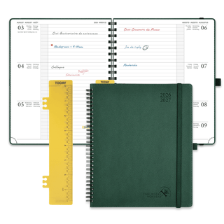 POPRUN 2026-2027 Academic Planner Army Green