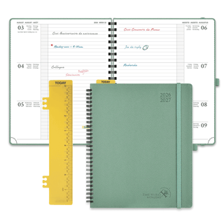 POPRUN 2026-2027 Academic Planner Army Green