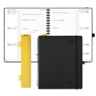POPRUN 2026-2027 Academic Planner Black