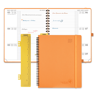 POPRUN 2026-2027 Academic Planner Orange
