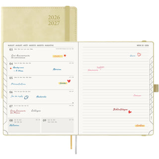 POPRUN 2026-2027 Academic Planner Beige