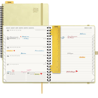 POPRUN 2026-2027 Academic Planner Beige