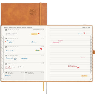 POPRUN 2026-2027 Academic Planner Brown