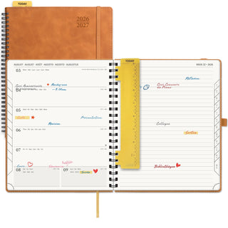 POPRUN 2026-2027 Academic Planner Brown