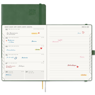 POPRUN 2026-2027 Academic Planner Green
