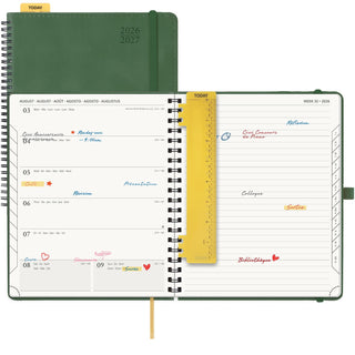 POPRUN 2026-2027 Academic Planner Green