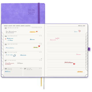 POPRUN 2026-2027 Academic Planner Lillac