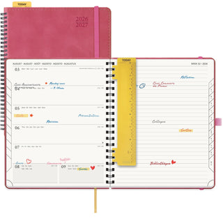 POPRUN 2026-2027 Academic Planner Magenta