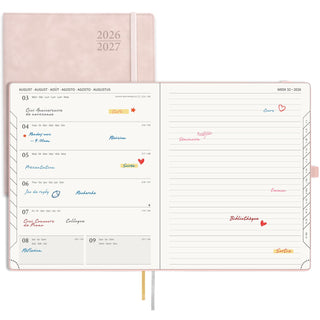 POPRUN 2026-2027 Academic Planner Pink
