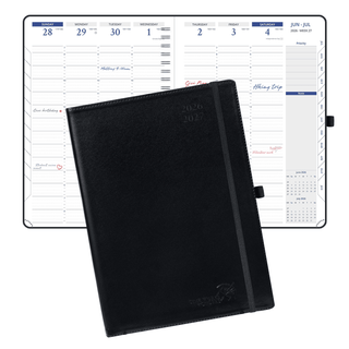 POPRUN 2026-2027 Academic Planner Black