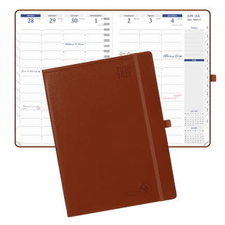 POPRUN 2026-2027 Academic Planner Brown