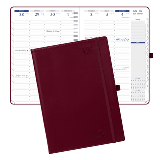 POPRUN 2026-2027 Academic Planner Burgundy