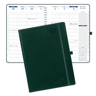 POPRUN 2026-2027 Academic Planner Dark Green