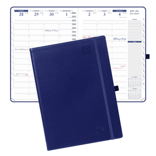 POPRUN 2026-2027 Academic Planner Night Sky Blue