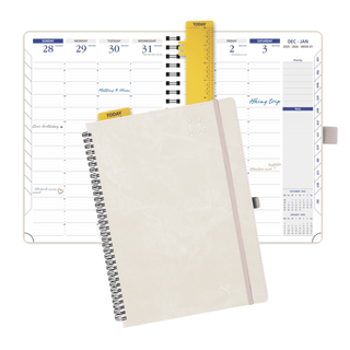 POPRUN 2026-2027 Academic Planner Beige