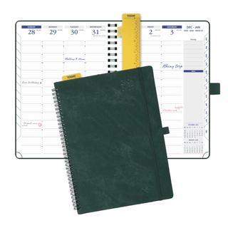 POPRUN 2026-2027 Academic Planner Black Green