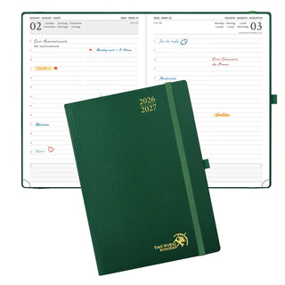POPRUN 2026-2027 Academic Planner Dark Green