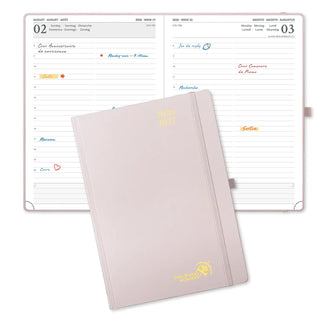 POPRUN 2026-2027 Academic Planner Light Pink