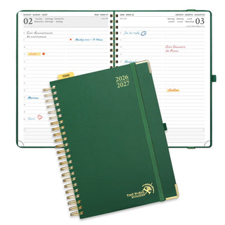 POPRUN 2026-2027 Academic Planner Dark Green