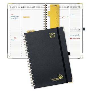 POPRUN 2026-2027 Academic Planner Black