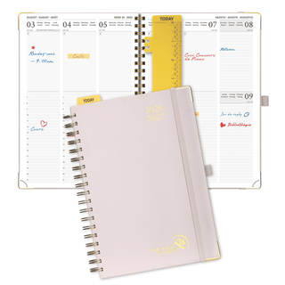 POPRUN 2026-2027 Academic Planner Light Pink