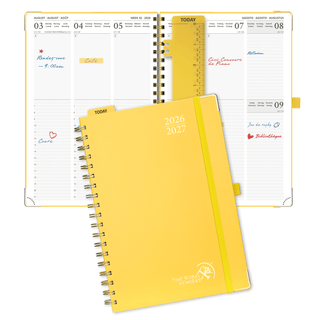 POPRUN 2026-2027 Academic Planner Light Yellow