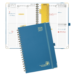 POPRUN 2026-2027 Academic Planner Night Sky Blue
