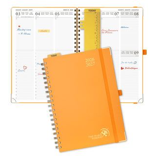 POPRUN 2026-2027 Academic Planner Orange
