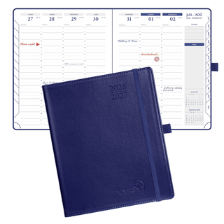 POPRUN 2026-2027 Academic Planner Night Sky Blue