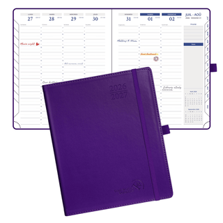 POPRUN 2026-2027 Academic Planner Purple
