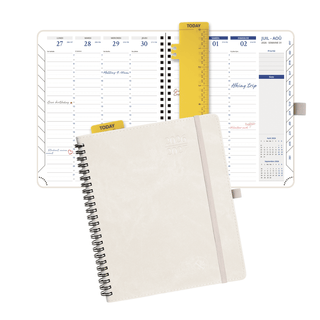 POPRUN 2026-2027 Academic Planner Beige