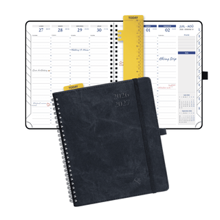 POPRUN 2026-2027 Academic Planner Black