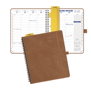 POPRUN 2026-2027 Academic Planner Brown