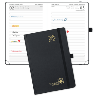 POPRUN 2026-2027 Academic Planner Black