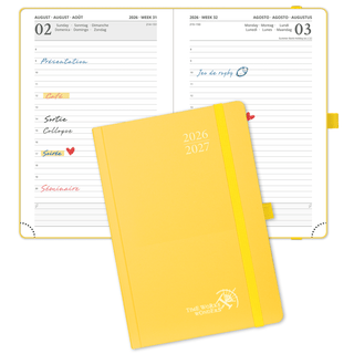POPRUN 2026-2027 Academic Planner Light Yellow