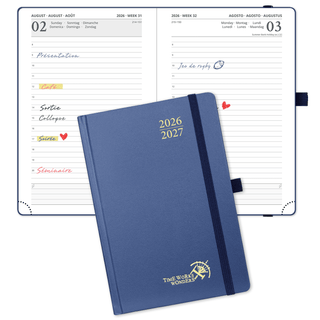 POPRUN 2026-2027 Academic Planner Navy Blue