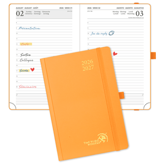 POPRUN 2026-2027 Academic Planner Orange