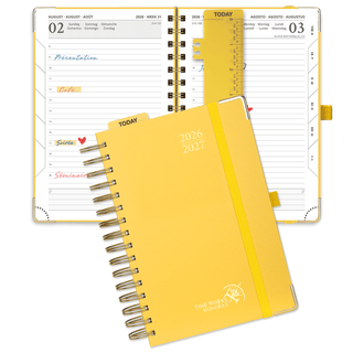 POPRUN 2026-2027 Academic Planner Light Yellow