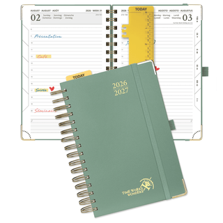 POPRUN 2026-2027 Academic Planner Midnight Green