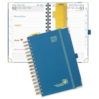 POPRUN 2026-2027 Academic Planner Night Sky Blue