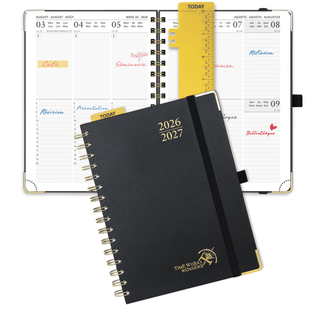 POPRUN 2026-2027 Academic Planner Black