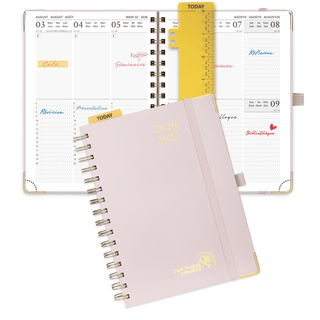 POPRUN 2026-2027 Academic Planner Light Pink
