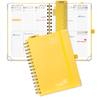 POPRUN 2026-2027 Academic Planner Light Yellow