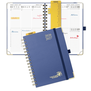 POPRUN 2026-2027 Academic Planner Navy Blue