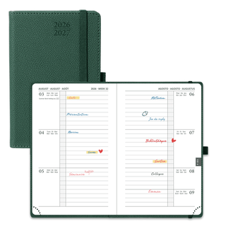 POPRUN 2026-2027 Academic Planner Forest Green